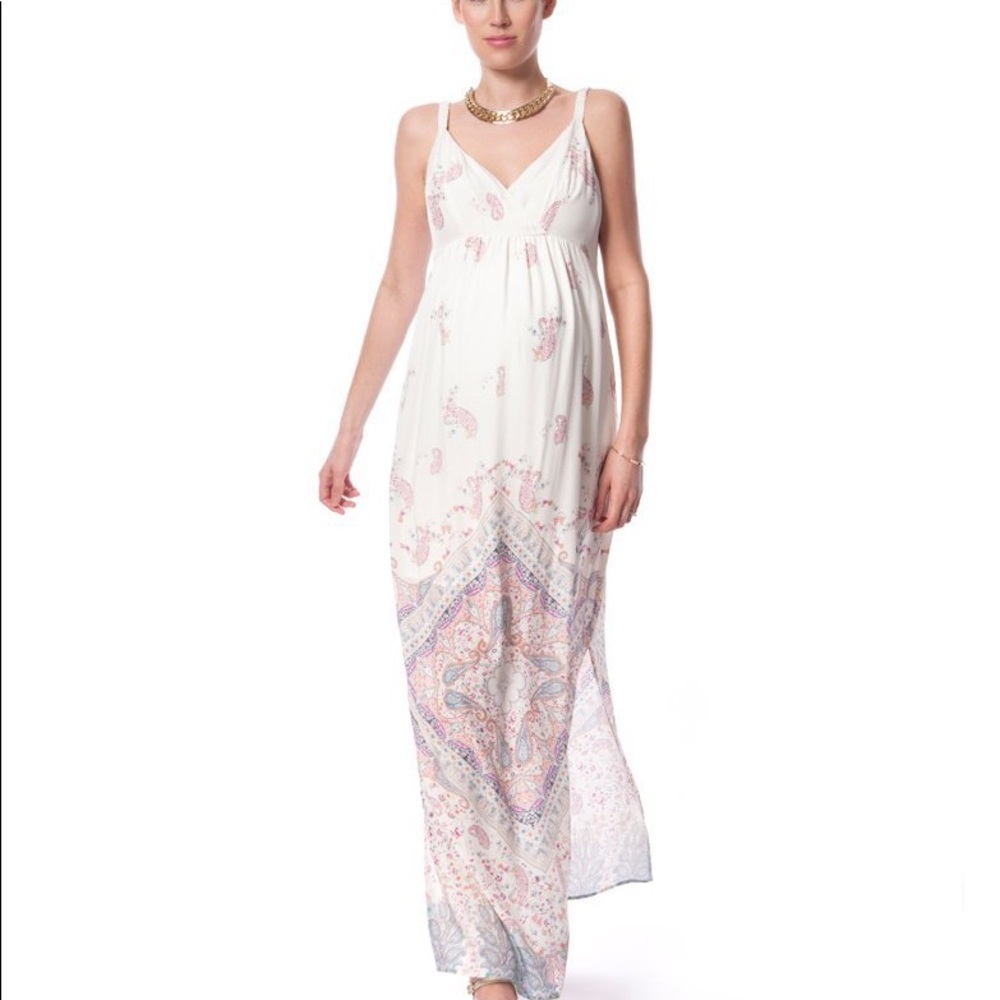 Seraphine maxi maternity dress